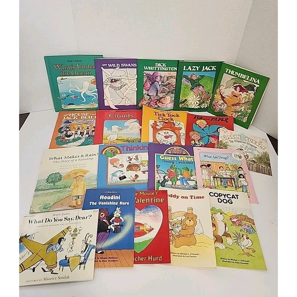 Vintage Troll Assoc. Lot of 25 1970s 1980s 1990 Children's Books Paperback Mixed
